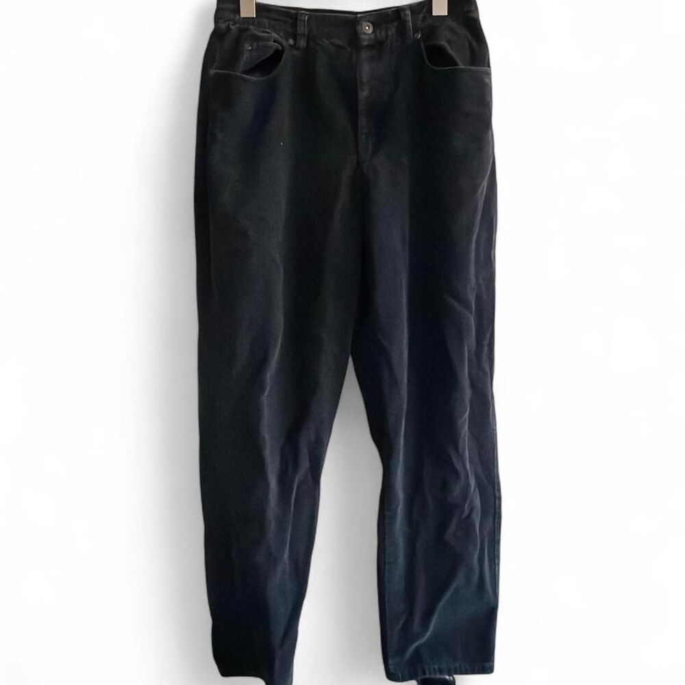 Vintage Liz Claiborne Lizwear Black Corduroy Pants Women's Size 12 Petite